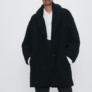 Zara Faux Shearling Coat
